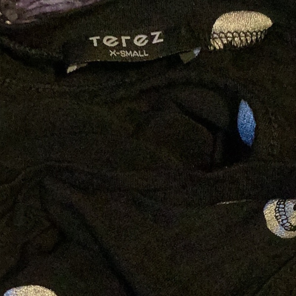 Terez silver skull racer back tank top - Picture 6 of 7